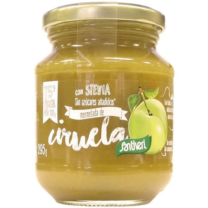 Confettura di prugne Santiveri con stevia 295 g