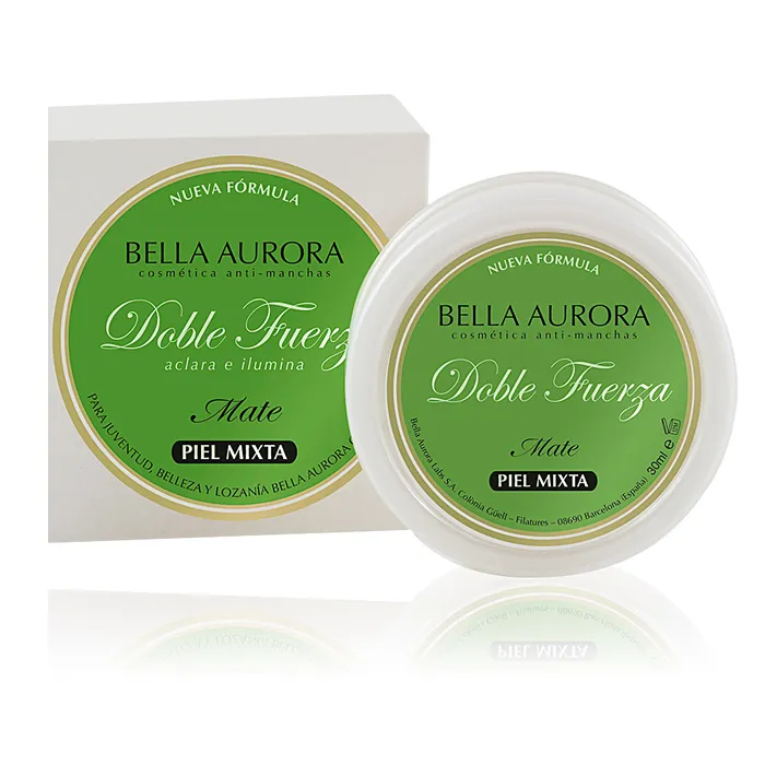 Bella Aurora Double Force Crema Anti-Macchia Opaca Pelle Mista 30ml