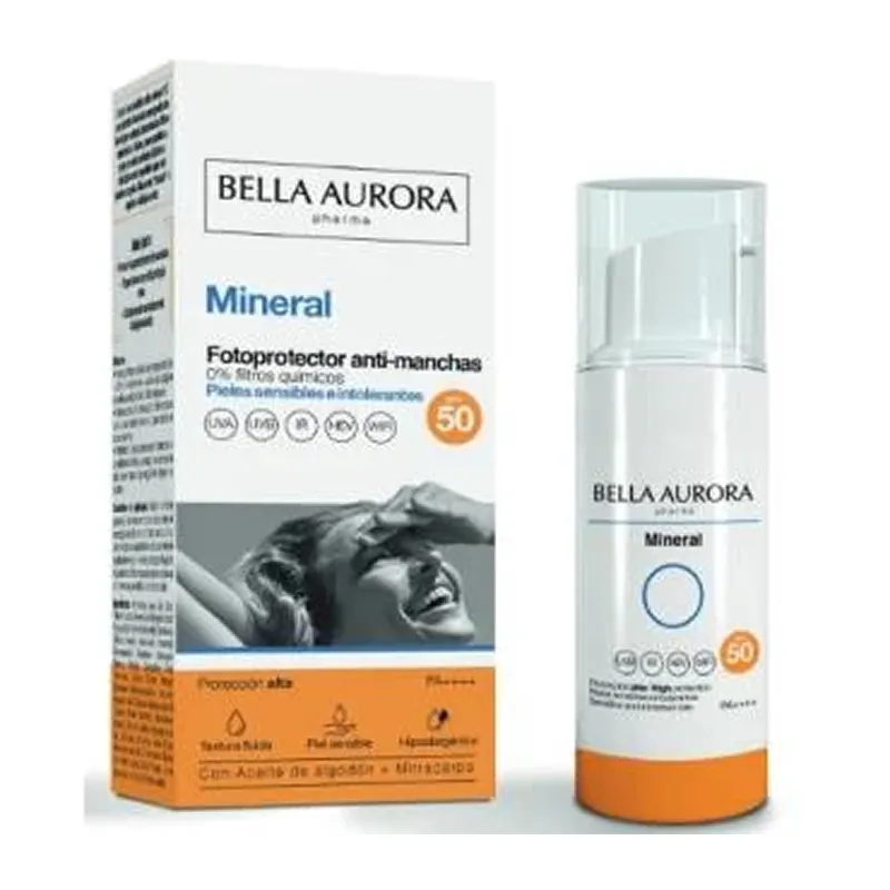 Bella Aurora Mineral Crema solare anti-macchie SPF 50 50 ml