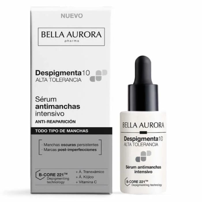 Bella Aurora Despigmenta10 High Tolerance Intensive Anti-Dark Spot Serum 30ml Bella Aurora Despigmenta10 High Tolerance Intensive Anti-Dark Spot Serum 30ml