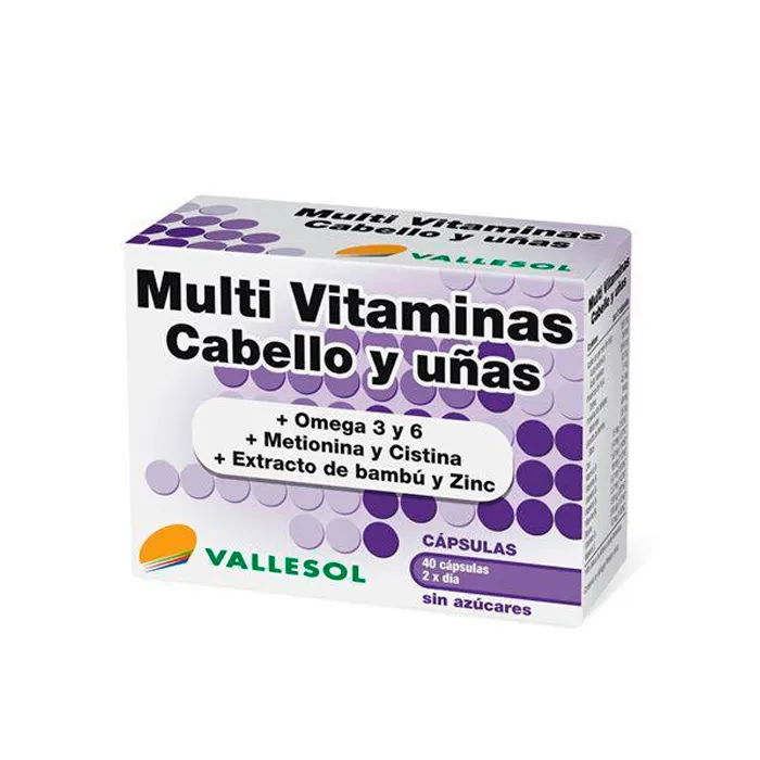 Vallesol Multi Vitamine Capelli e Unghie 40 Capsule