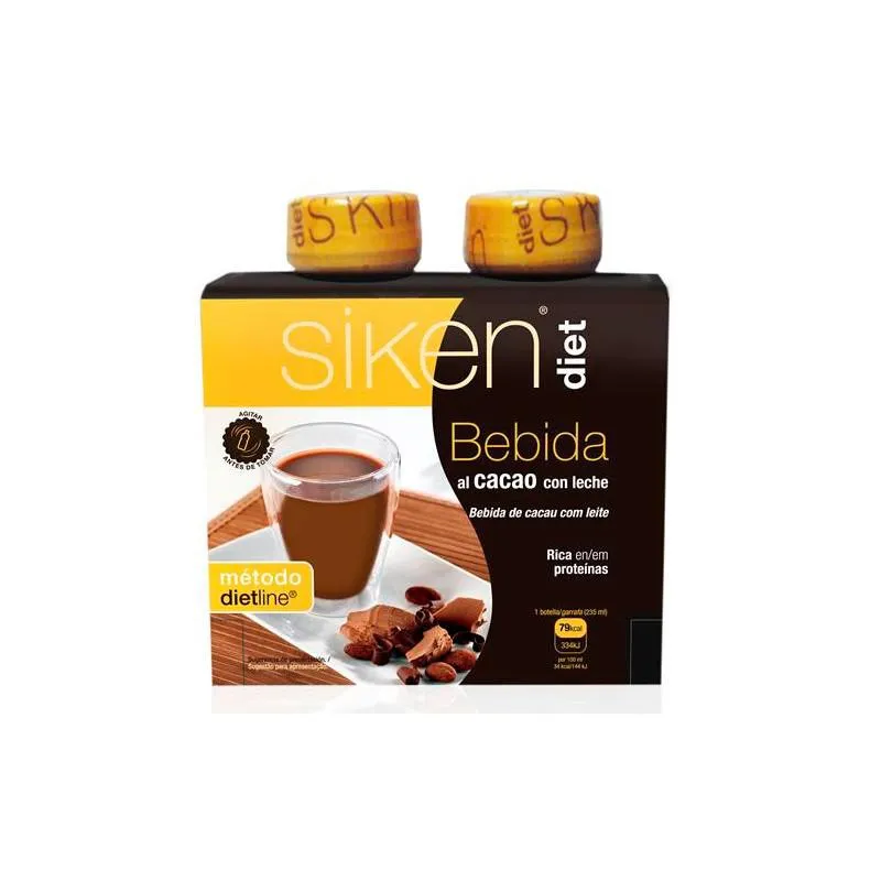 Siken Siken Diet Cacao Bottle 2 unità