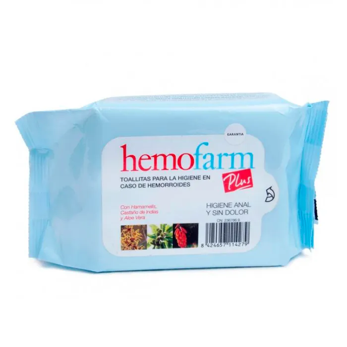 Salviette Hemofarm Plus 40 pz