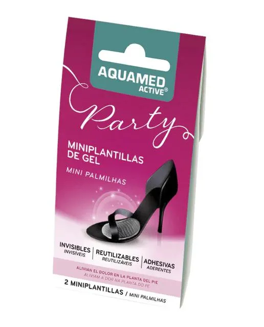 Diafarm Aquamed Active Mini-Foot Solette Gel Medicazione Per Piede 2 Pezzi