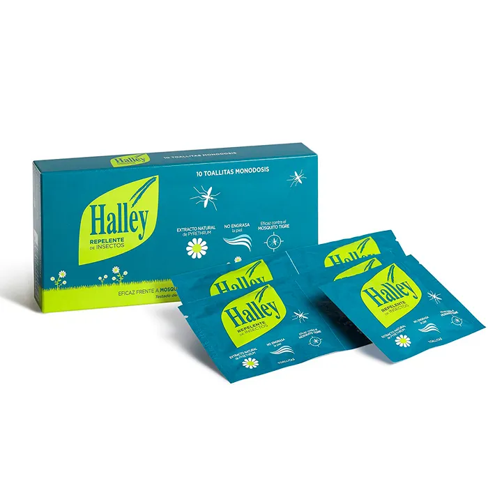 Salviettine repellenti Halley, 10 pezzi