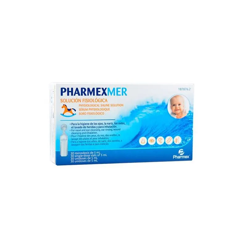 Soluzione salina fisiologica Pharmexx Mer monodose 30 x 5 ml