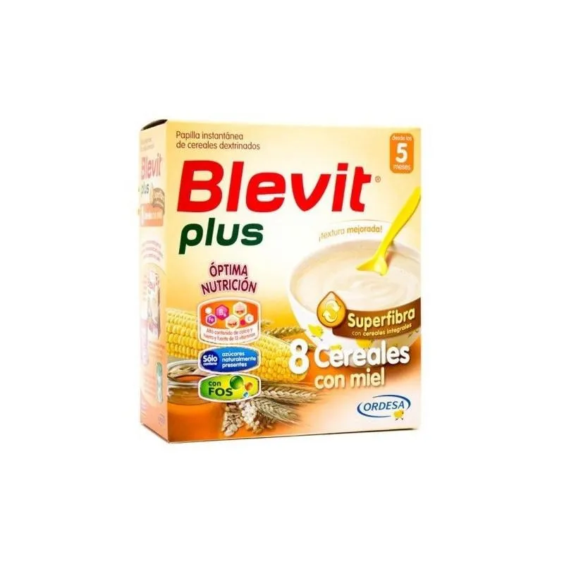 Ordesa Blevit Papilla Plus 8 Cereali con Miele Super Fibre