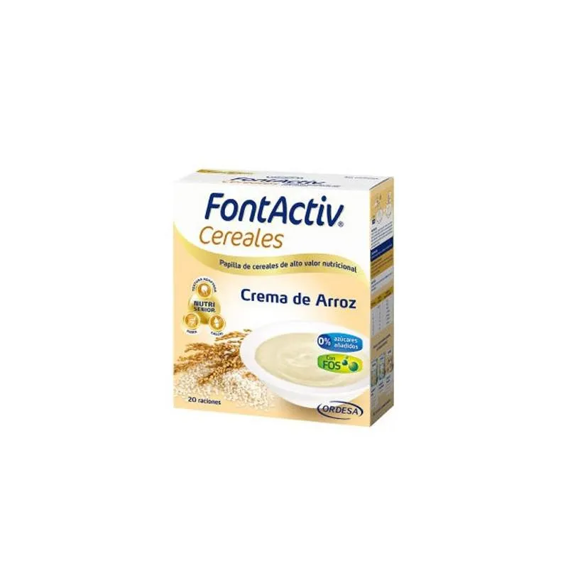 Crema di riso ai cereali Ordesa Fontactive 600g