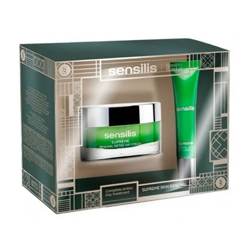 Set regalo Sensilis Supreme Renewal Detox Crema giorno 50 ml + Contorno occhi 15 ml