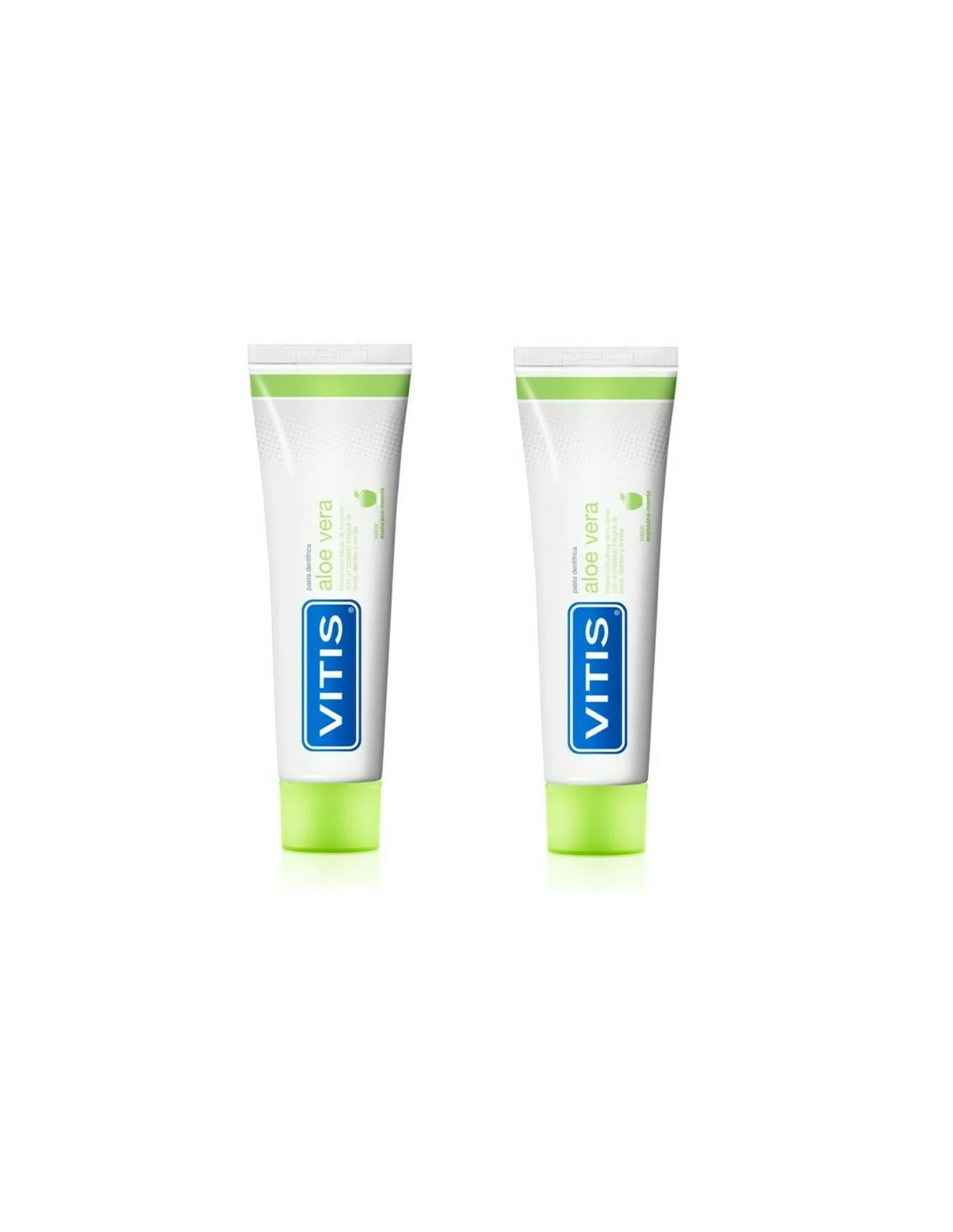 Vitis Duplo Aloe Vera Dentifricio Gusto Mela 2X150ml +75ml Gratis