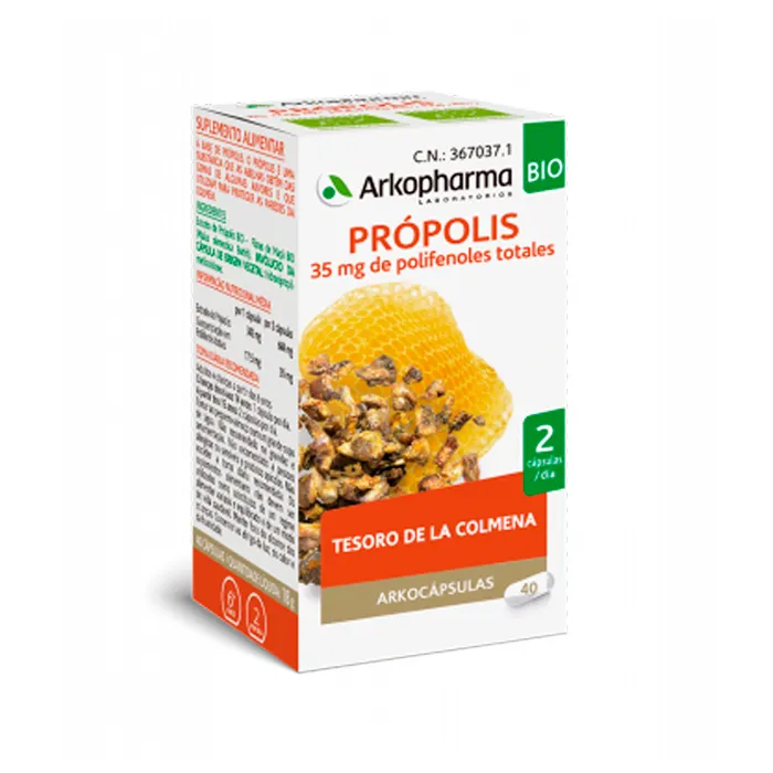 Arkopharma Arkocápsulas Propolis 40 Capsule