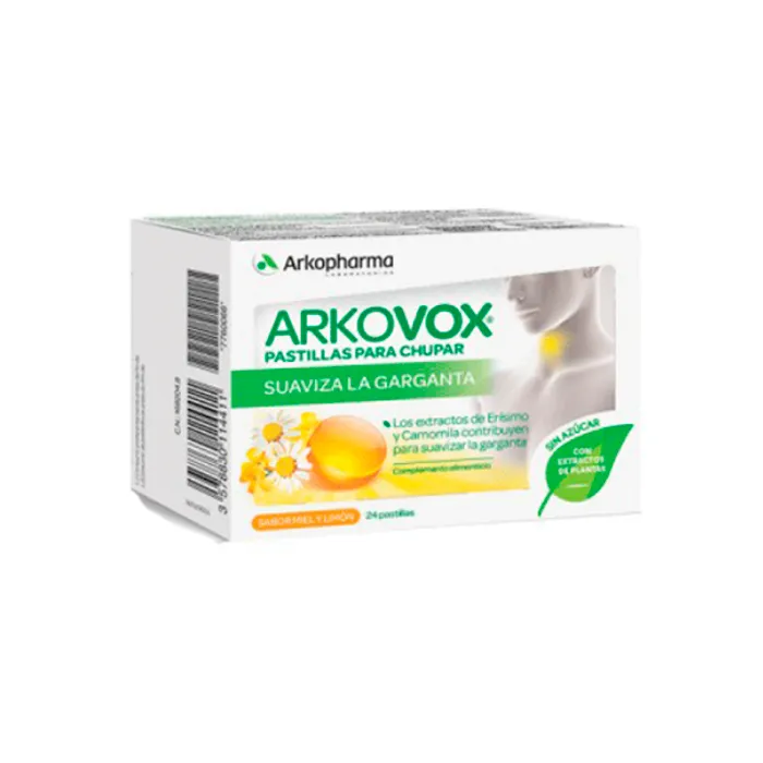 Arkopharma Arkovox Miele di limone senza zucchero 24 compresse