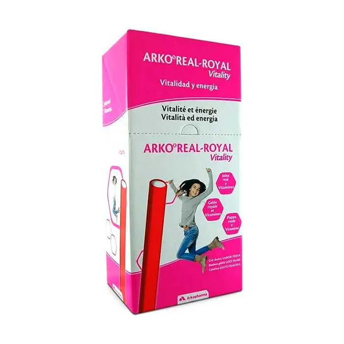 Arkopharma Arko Real Vitality Jelly & Vitamin 50 bastoncini alla fragola