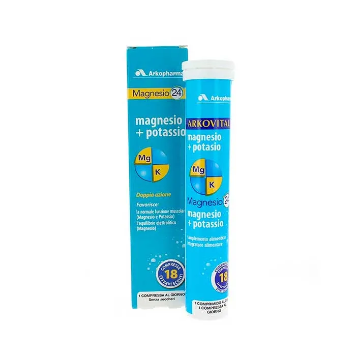 Arkopharma Arko Vital Magnesio Potassio 18 Compresse Effervescenti