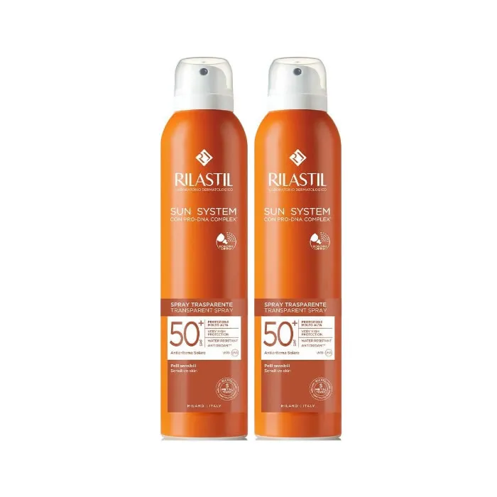 Rilastil Sun System Spray Trasparente Spf50+ Duplo 2x200ml