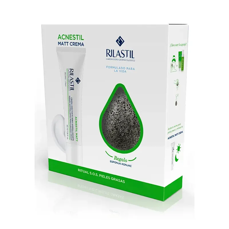 Rilastil Acnestil Crema Opacizzante 40ml Set 2 Pezzi