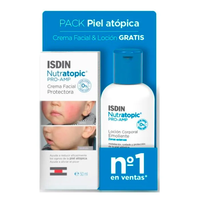 Isdin Nutratopic Facial Cream 50ml Set 2 Pieces Isdin Nutratopic Facial Cream 50ml Set 2 Pieces