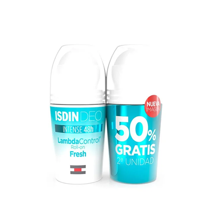 Isdin Deodorant Roll-on Lambda Control 48H 2x50ml