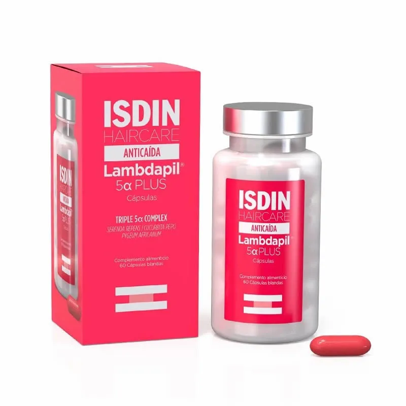 Isdin Anti- Hair Fall Lambdapil 5a Plus 60 Capsules Isdin Anti- Hair Fall Lambdapil 5a Plus 60 Capsules