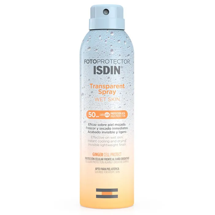 Isdin Fotoprotector Wet Skin Spray Transparent Spf50+ 100ml Isdin Fotoprotector Wet Skin Spray Transparent Spf50+ 100ml
