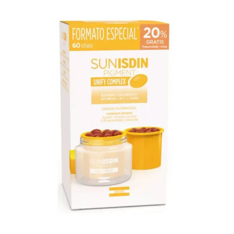 Isdin SunIsdin Pigment Unify Complex Doppelpack 30+30Kapseln