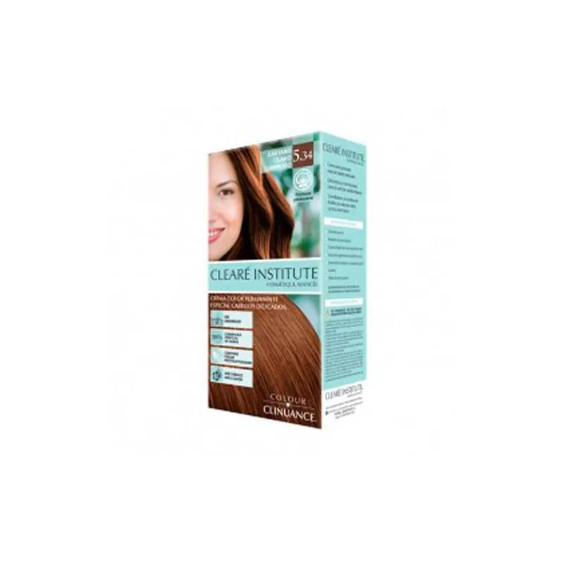 Clearé Institute Hair Color 5.34 Castano Chiaro Luminoso per Capelli Delicati
