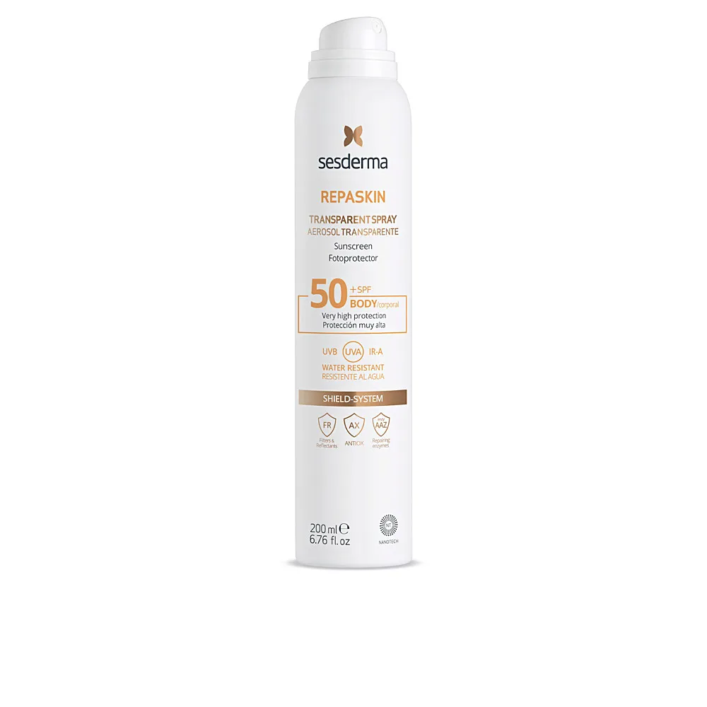 Sesderma Repaskin Body-Sunscreen SPF 50 Spray Corpo Trasparente