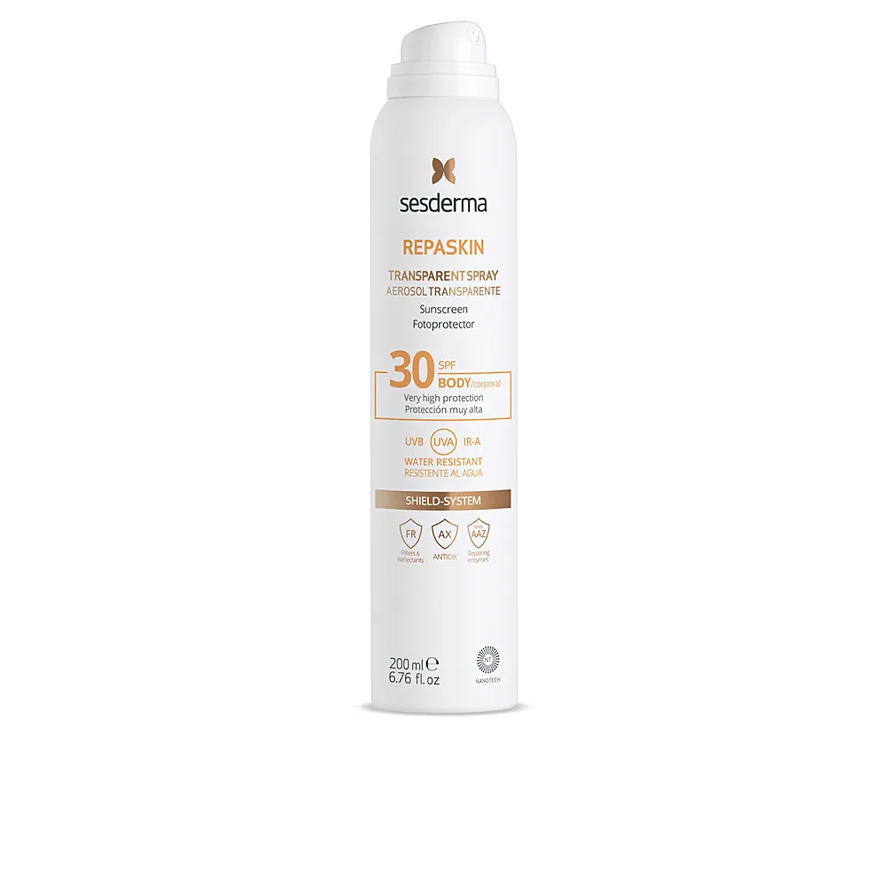 Sesderma Repaskin Body-Sunscreen SPF 30 Spray Corpo Trasparente
