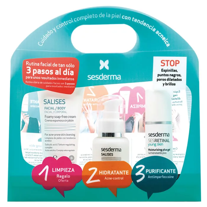 Sesderma Salises Anti-Acne Pack 3 pezzi