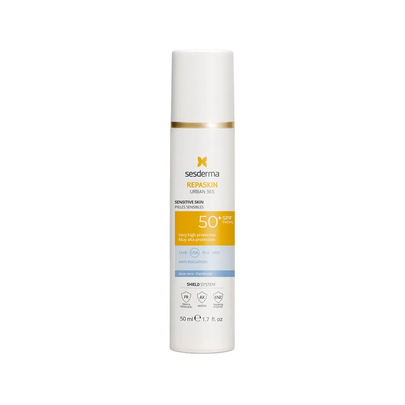 Sesderma Repa Skin Urban 365 Fotoprotector Pelle Sensibile SPF 50+ 50 ml