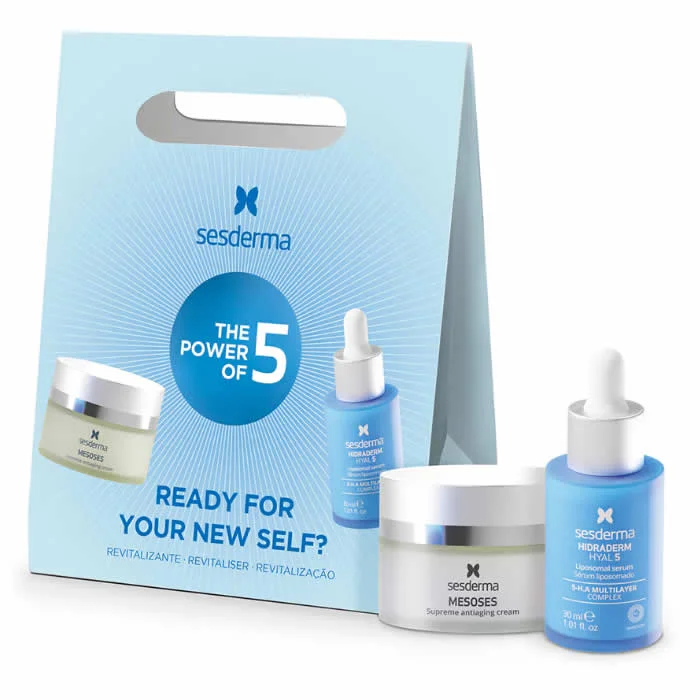 Mesoses Supreme Antiaging Cream 50ml + Hidraderm Hyal 5 Liposomal Serum 30ml Coffret 2 Produits