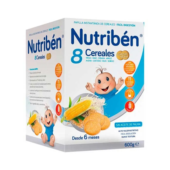 Nutriben 8 Cereali Maria Crackers 600g