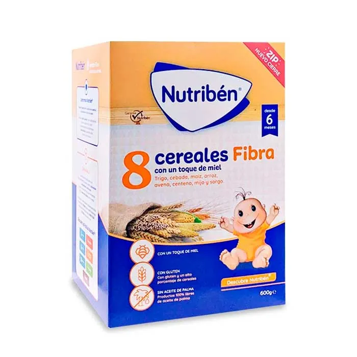 Nutriben 8 Cereali e Miele Fibre 600g