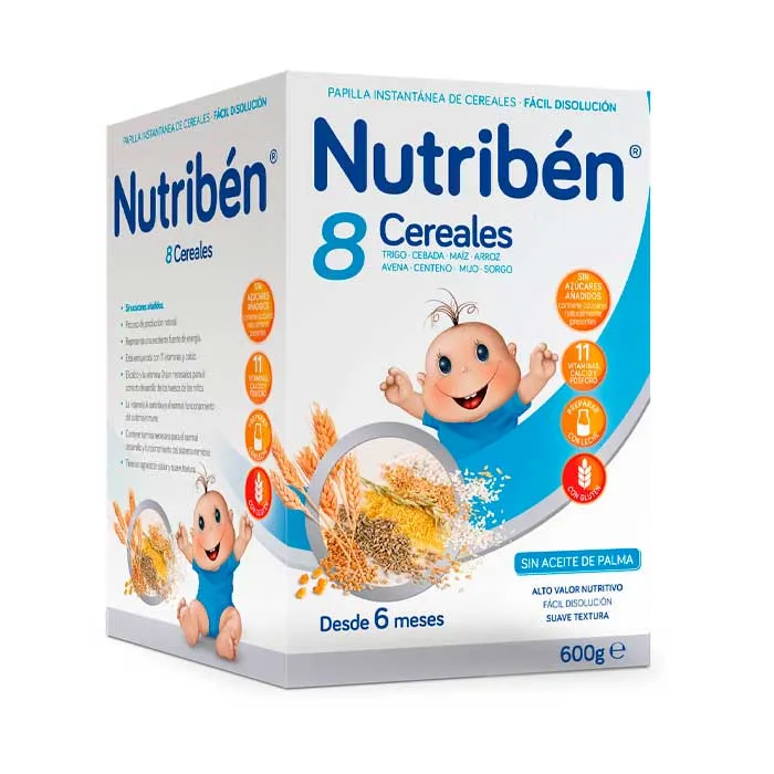 Nutriben Papilla 8 Cereali 600 g