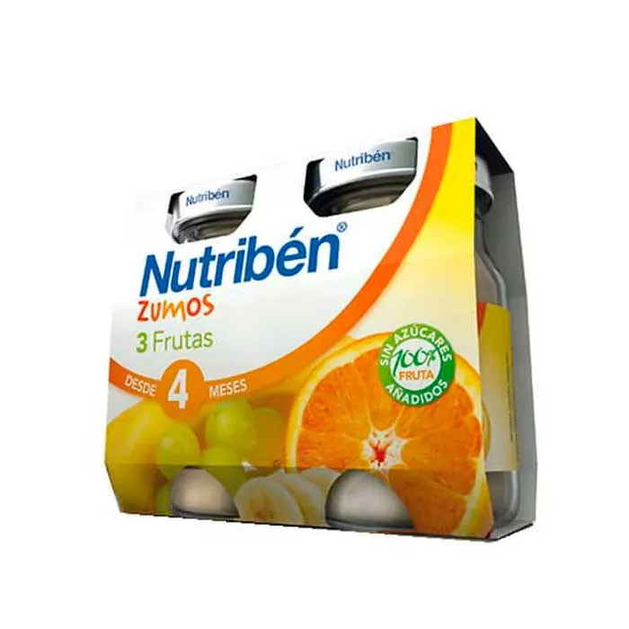 Nutribén Succo di 3 Frutti 2x130ml