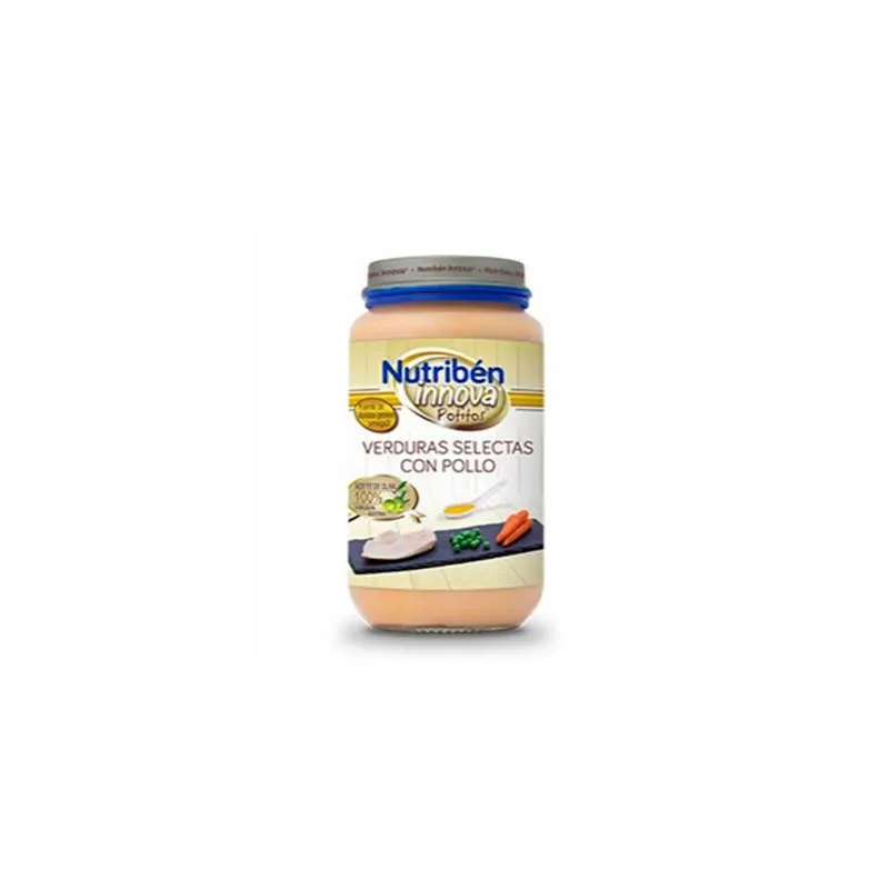 Nutribén Nutribén Innova Selected Vegetable Baby Food con Pollo 250g