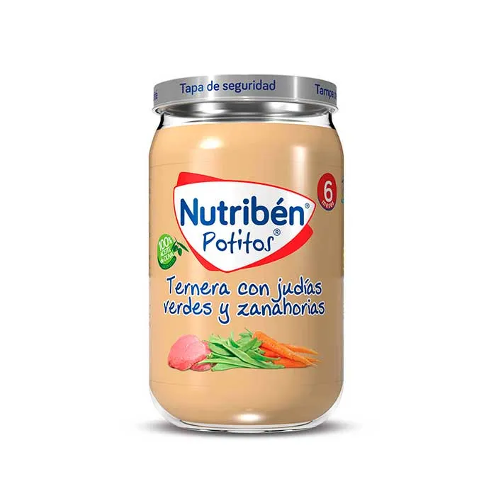 Nutribén Manzo con fagiolini e carote 235 g
