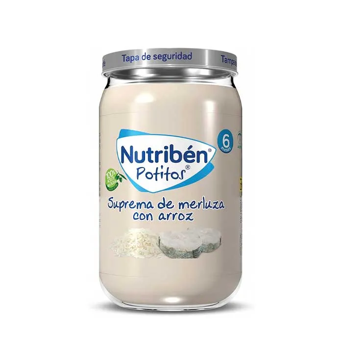 Nutriben Potito Suprema Hake and Rice 235g
