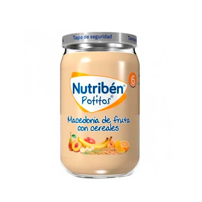 Nutriben Potito Macedonia con cereali 235g