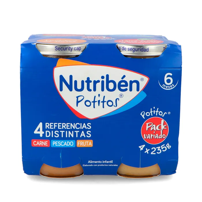 Nutriben Potitos Confezione Variado 4x 235g
