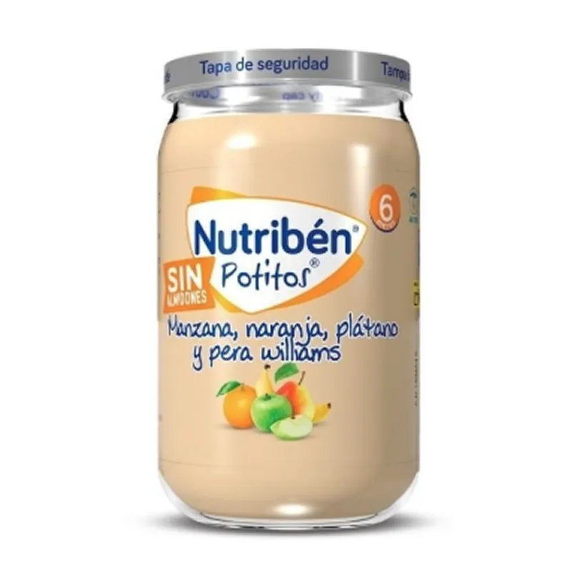 Nutribén Barattolo Mela, Arancia, Banana e Pera Williams 235 g