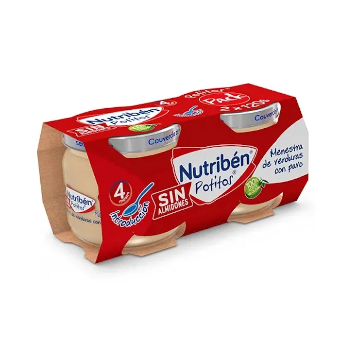 Nutriben Bipack Introduzione Verdure con Tacchino 120g