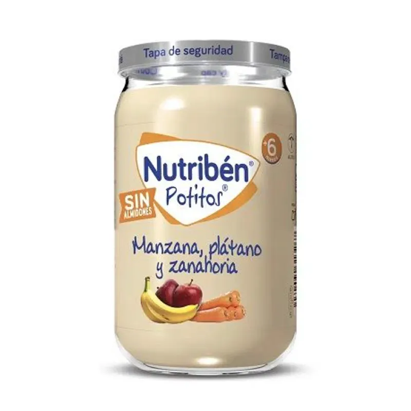 Nutriben Barattolo Mela, Banana e Carota 235 g