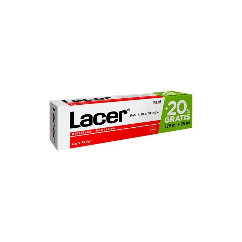 Dentifricio Lacer 125 25ml Gratis