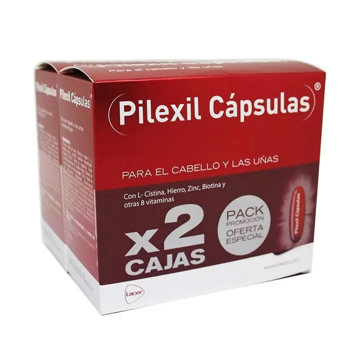 Capsule Pilexil per capelli e unghie 2×100 unità