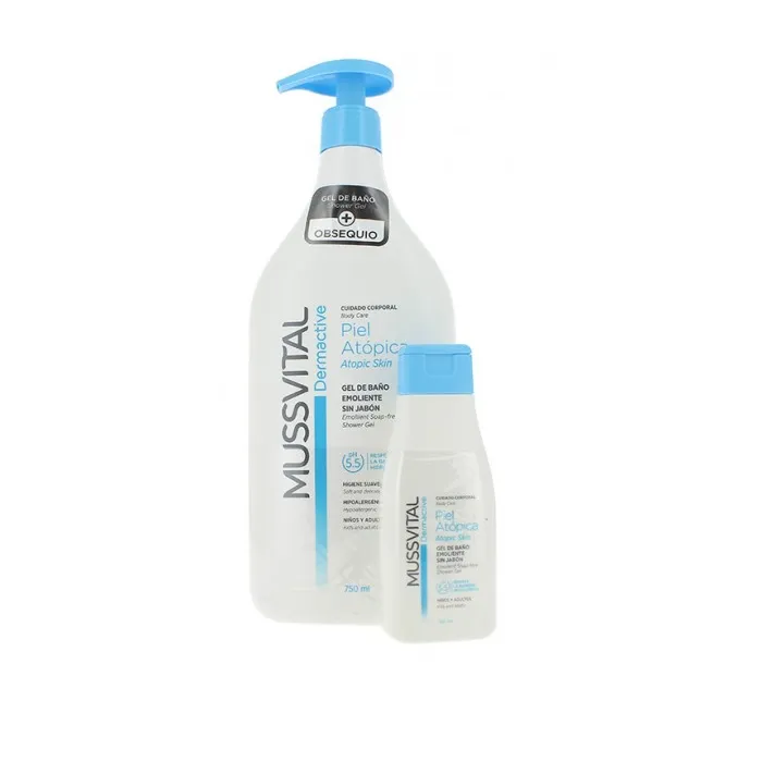 Mussvital Dermactive Shower Gel Pelle Atopica 750 ml+100 ml