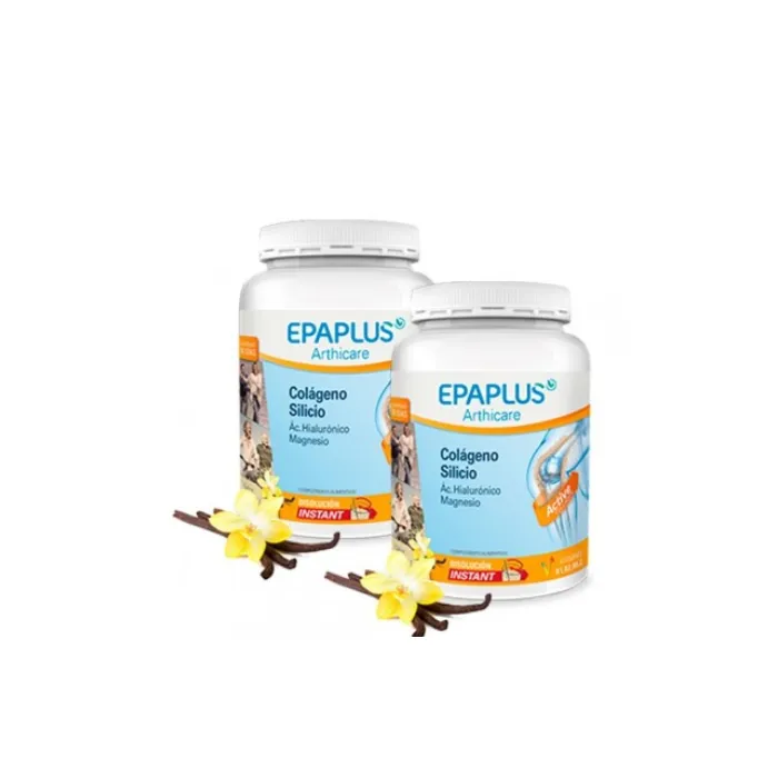 Epaplus Collagene Silicio Ialuronico e Magnesio Vaniglia 2x326g