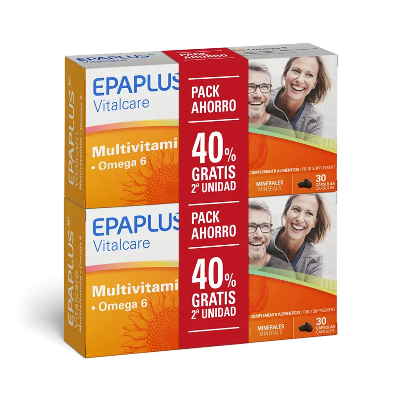 Epaplus Vital Multivitamins 30 Capsule x 2 Unità
