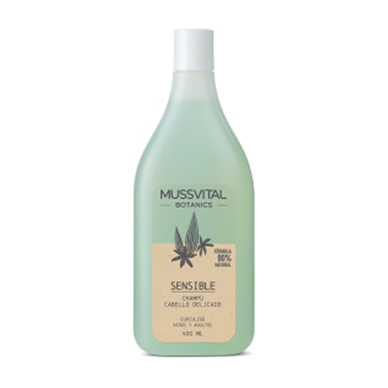 Mussvital Botanics Sensitive Shampoo Delicate Hair 400 ml Image 1