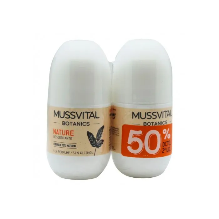 Mussvital Botanics Deo Nature 75ml Set 2 unità